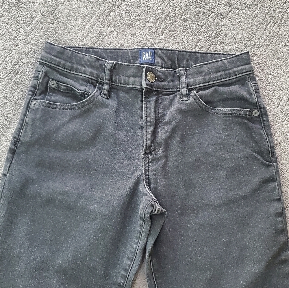 Gap Denim Classic Black Regular Stretch Slim Jeans - Picture 3 of 11